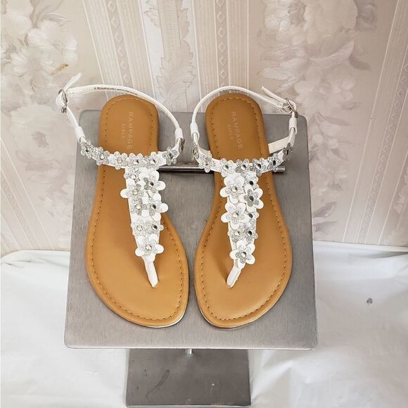 Rampage Girls Flower Sandals - Picture 2 of 6